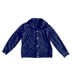 4/$20 $5 Bundle Item! Sporty Athletic Cardigan Sweater Button Up Sz Lrg